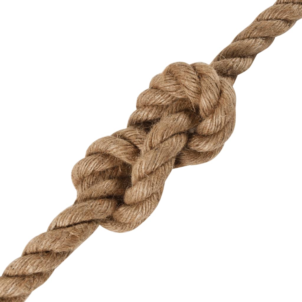 vidaXL Corde de jute 50 m de long 14 mm d'épaisseur