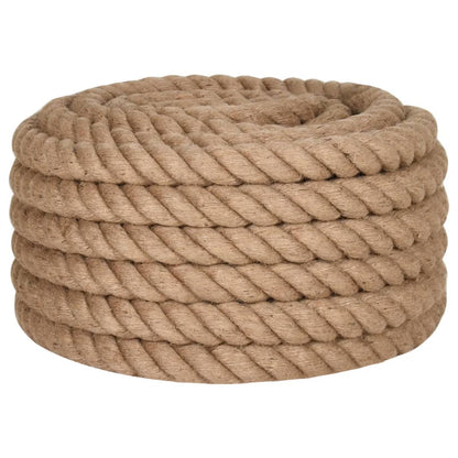 vidaXL Corde de jute 10 m de long 40 mm d'épaisseur