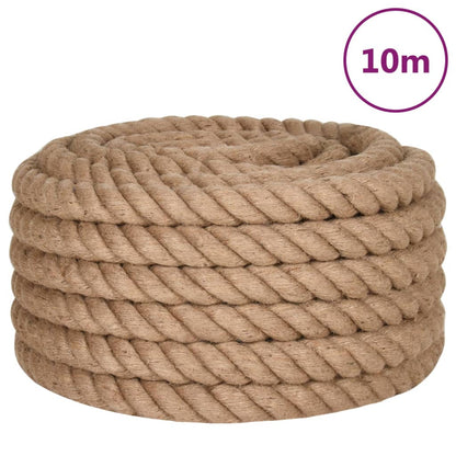 vidaXL Corde de jute 10 m de long 60 mm d'épaisseur