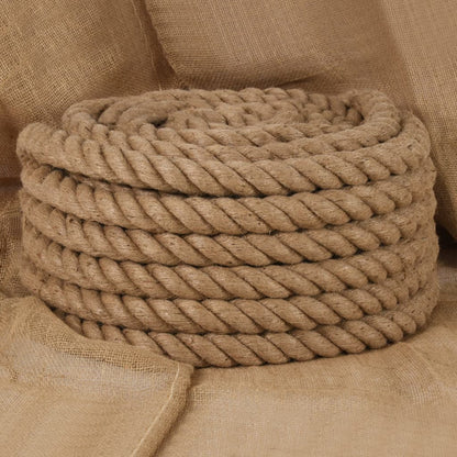 vidaXL Corde de jute 10 m de long 60 mm d'épaisseur
