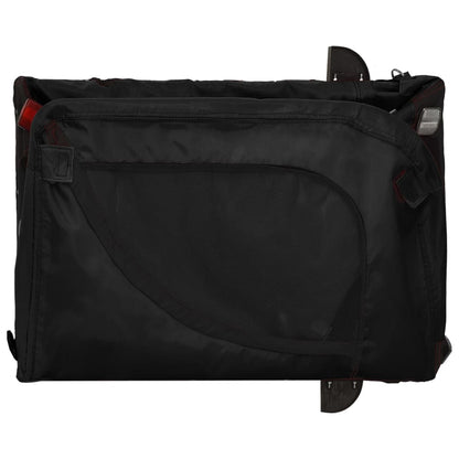 vidaXL Remorque de vélo pour animaux de compagnie noir