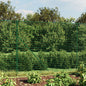 vidaXL Clôture en treillis métallique et piquet d'ancrage vert 2,2x10m