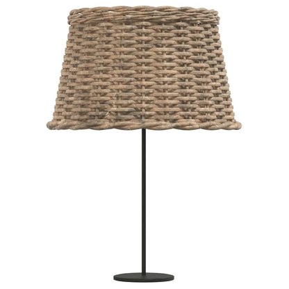 vidaXL Abat-jour marron Ø45x28 cm osier