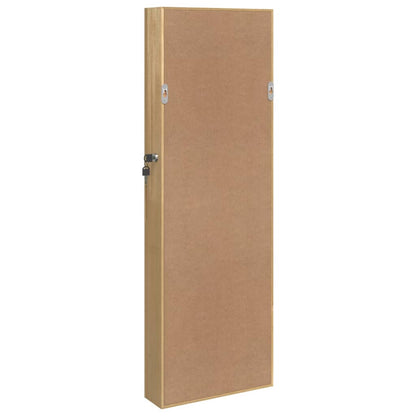 vidaXL Armoire à bijoux avec miroir murale 30x8,5x90 cm