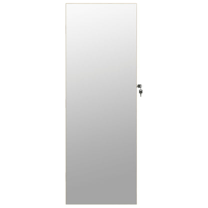 vidaXL Armoire à bijoux avec miroir et éclairage LED mural