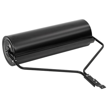 vidaXL Rouleau à gazon de jardin noir 63 L fer
