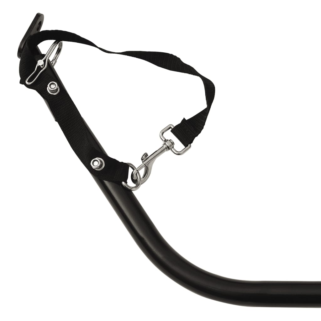vidaXL Remorque de vélo rouge tissu oxford et fer