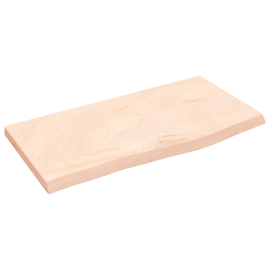 vidaXL Comptoir de salle de bain 60x30x2 cm bois massif non traité
