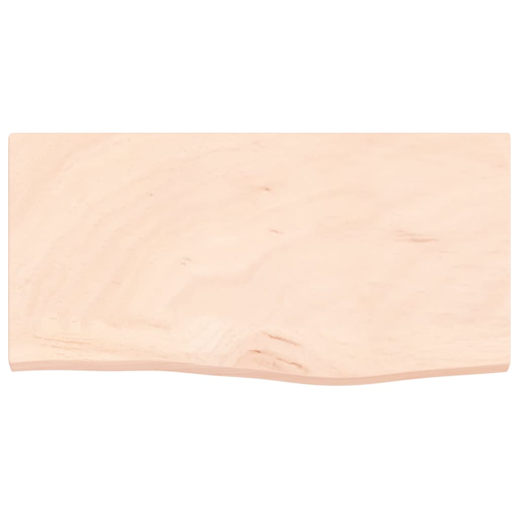 vidaXL Comptoir de salle de bain 60x30x2 cm bois massif non traité