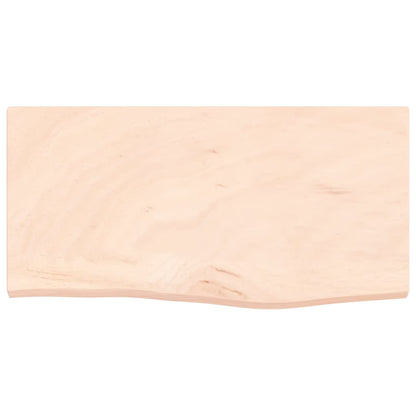 vidaXL Comptoir de salle de bain 60x30x2 cm bois massif non traité