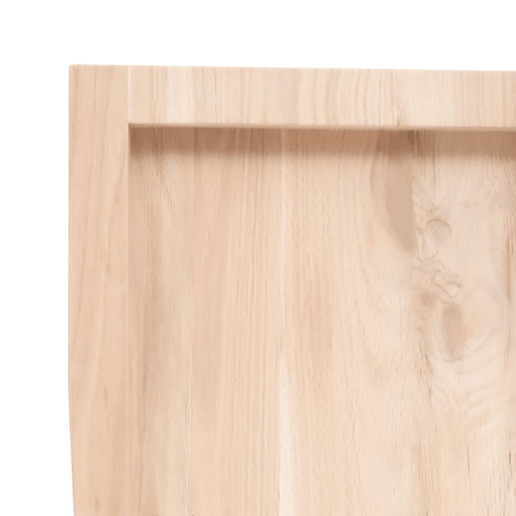 vidaXL Comptoir de salle de bain 60x30x(2-4) cm bois massif non traité
