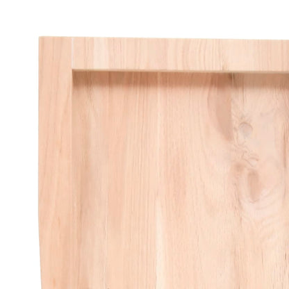 vidaXL Comptoir de salle de bain 60x40x(2-4) cm bois massif non traité