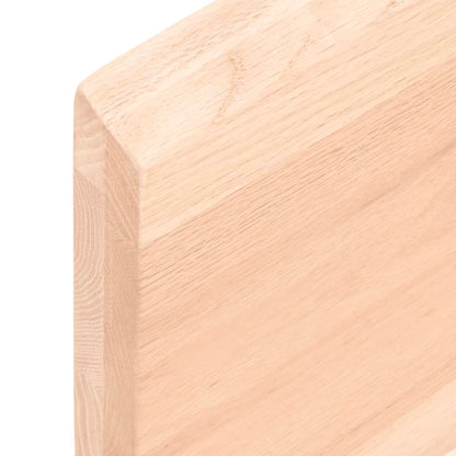 vidaXL Comptoir de salle de bain 60x40x(2-4) cm bois massif non traité