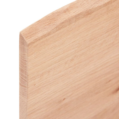 vidaXL Comptoir de salle de bain marron clair 40x30x2 cm bois traité