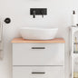 vidaXL Comptoir de salle de bain marron clair 60x30x2 cm bois traité