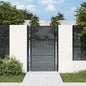 vidaXL Portail de jardin anthracite 105x175 cm acier