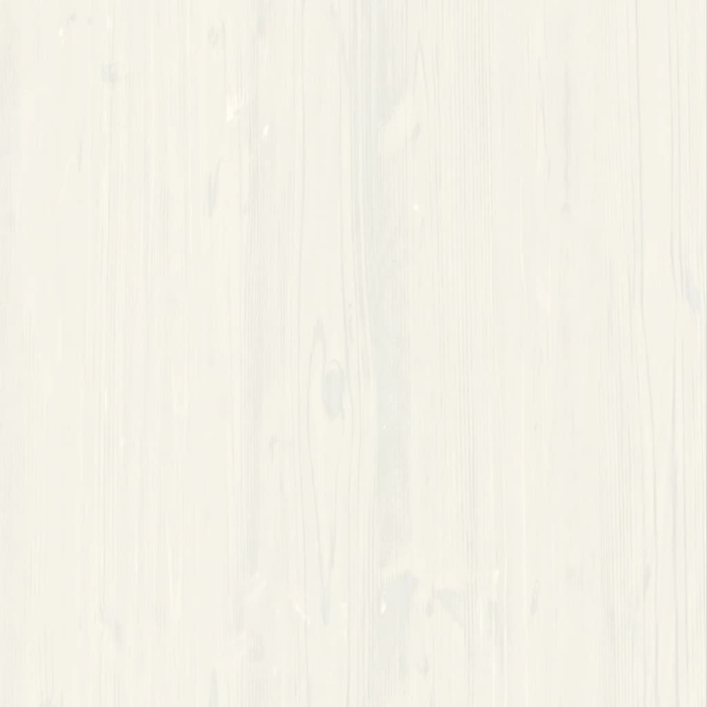 vidaXL Armoire à chaussures VIGO 60x35x96 cm blanc bois massif de pin