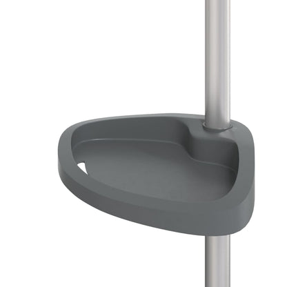 vidaXL Porte-serviette 47x280 cm aluminium