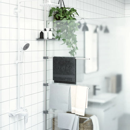 vidaXL Porte-serviette 47x280 cm aluminium