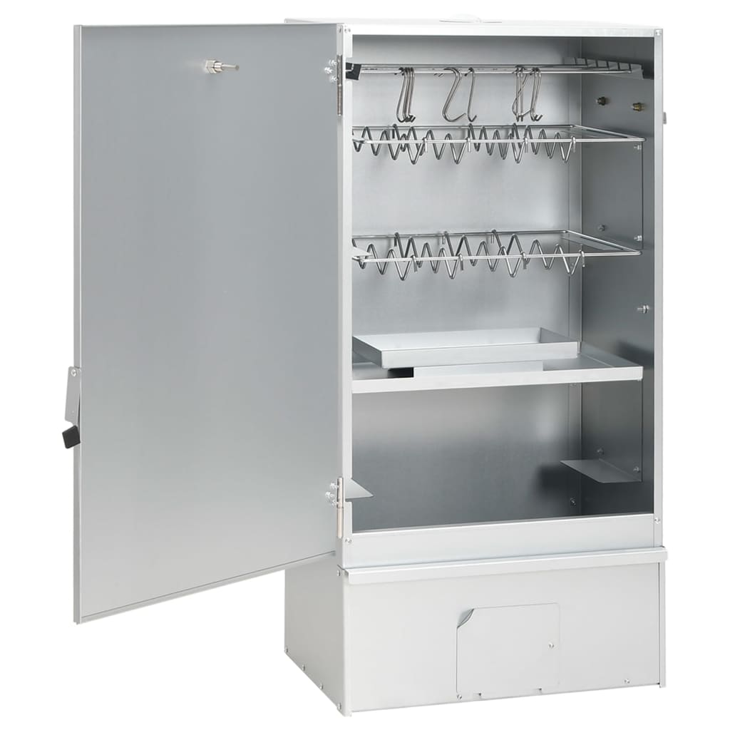 vidaXL Fumoir à four à barbecue avec copeaux de bois 44,5x29x83 cm
