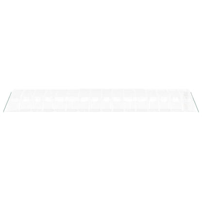 vidaXL Serre avec cadre en acier blanc 64 m² 16x4x2 m