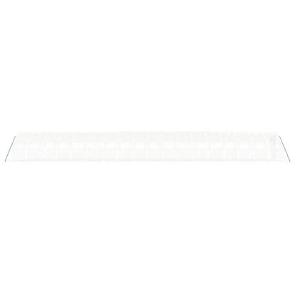 vidaXL Serre avec cadre en acier blanc 72 m² 18x4x2 m
