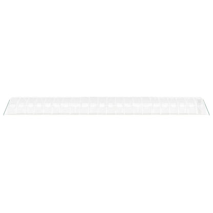 vidaXL Serre avec cadre en acier blanc 88 m² 22x4x2 m