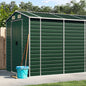 vidaXL Abri de jardin vert 191x810x198 cm acier galvanisé