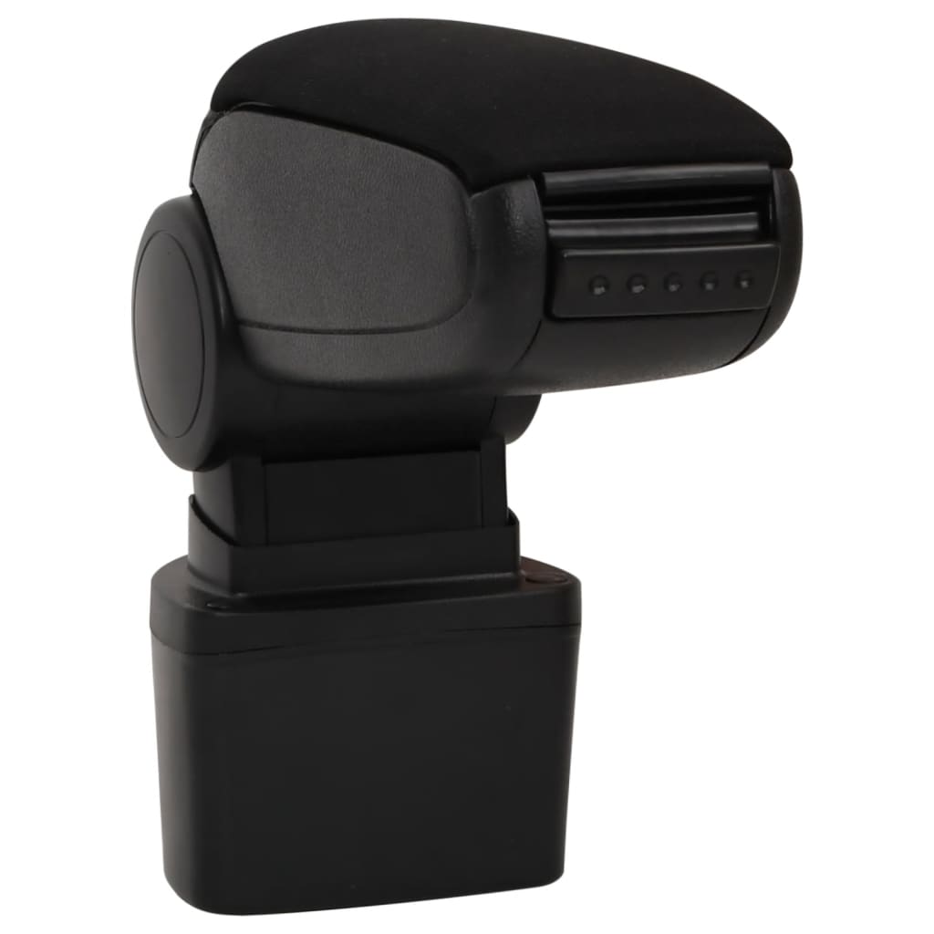 vidaXL Accoudoir de voiture noir 14,5x31,5x(30-48) cm ABS