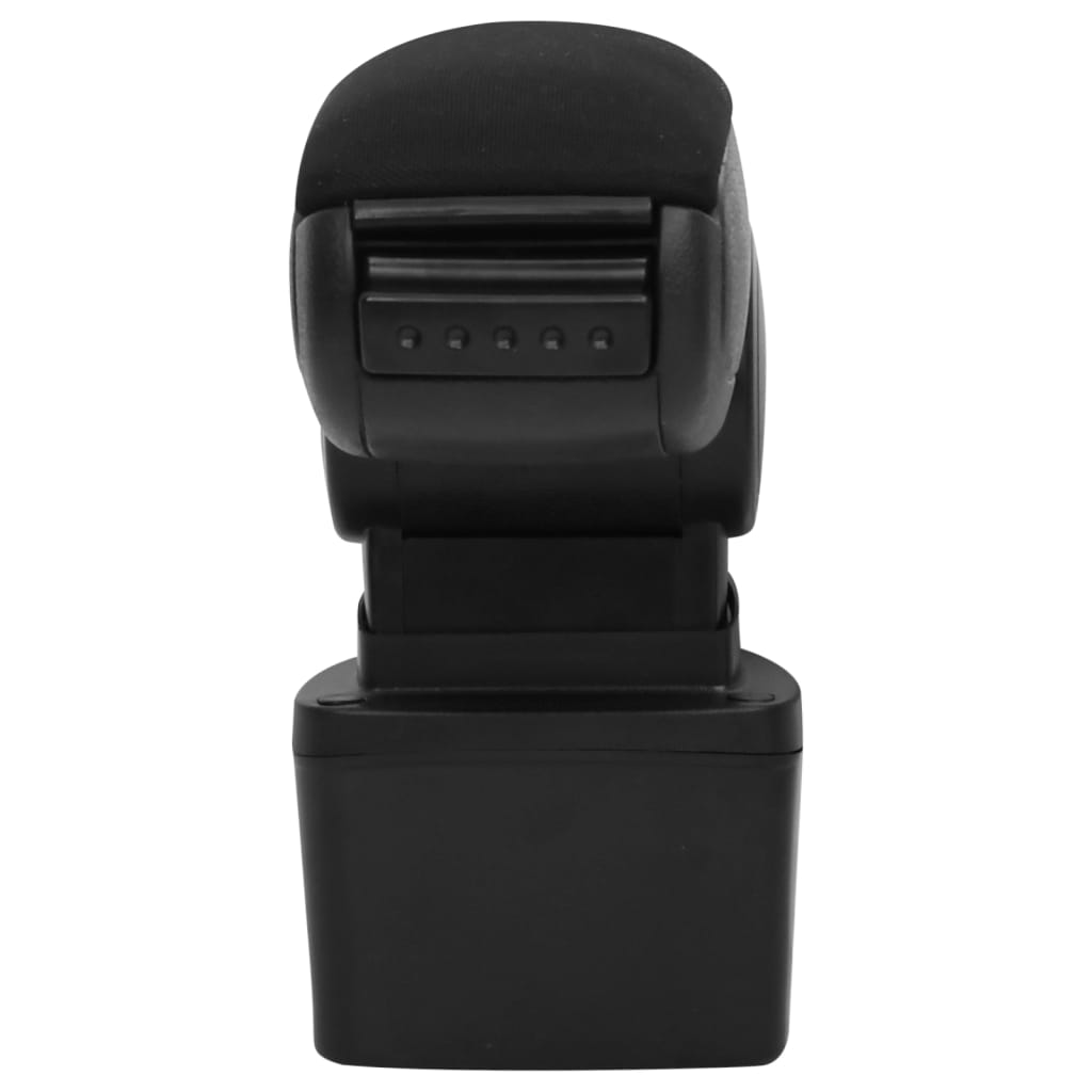 vidaXL Accoudoir de voiture noir 14,5x31,5x(30-48) cm ABS