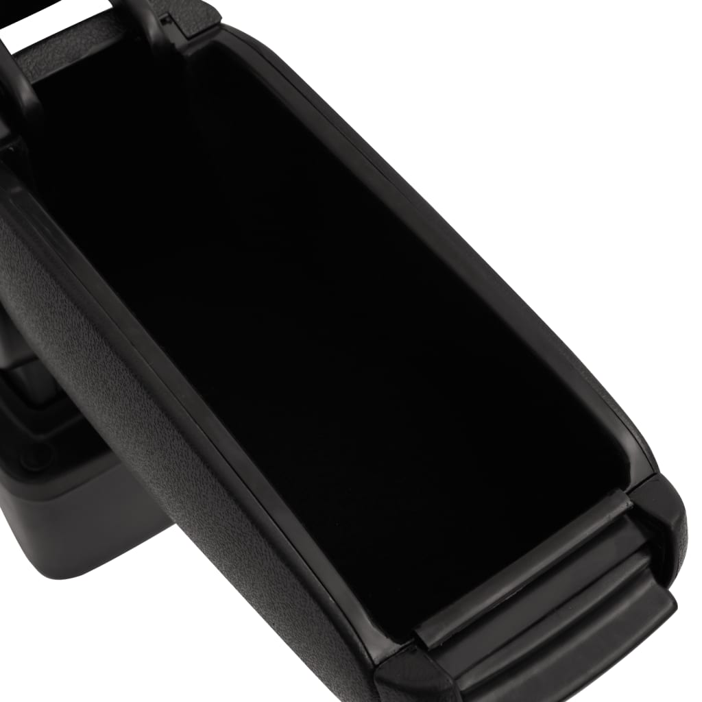 vidaXL Accoudoir de voiture noir 14,5x31,5x(30-48) cm ABS