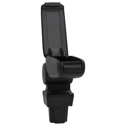 vidaXL Accoudoir de voiture noir 11,5x32x(30-50) cm ABS