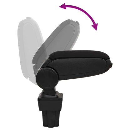 vidaXL Accoudoir de voiture noir 11,5x32x(30-50) cm ABS