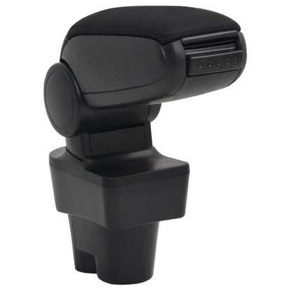 vidaXL Accoudoir de voiture noir 12x36x(33,5-48) cm ABS