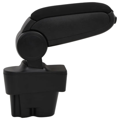 vidaXL Accoudoir de voiture noir 12x36x(33,5-48) cm ABS