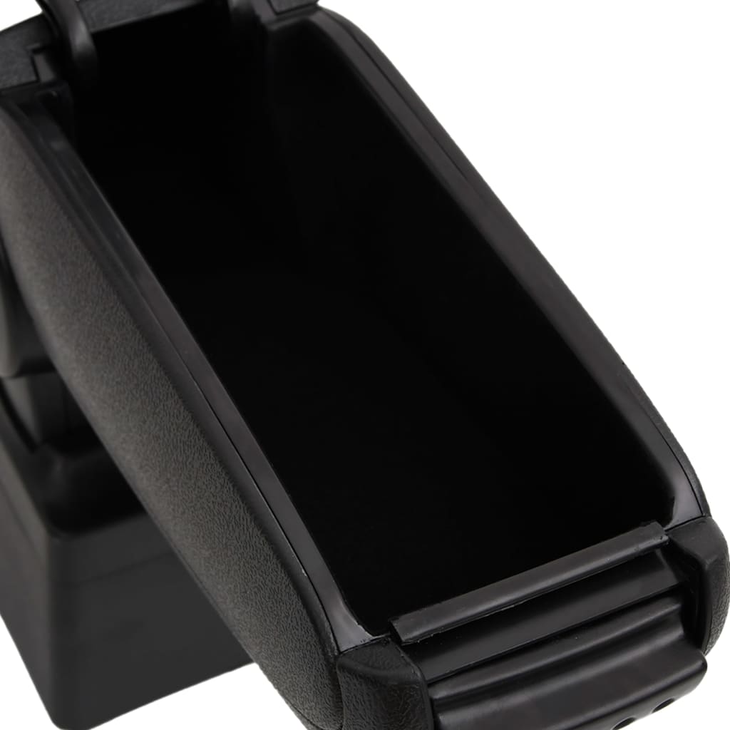 vidaXL Accoudoir de voiture noir 12x34x(35-47) cm ABS