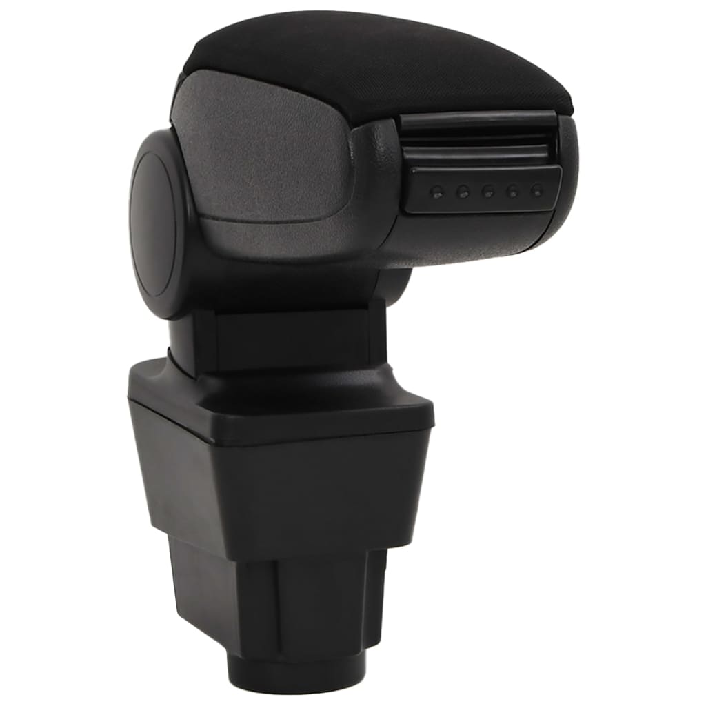 vidaXL Accoudoir de voiture noir 11x35x(32-49) cm ABS