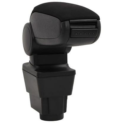 vidaXL Accoudoir de voiture noir 11x35x(32-49) cm ABS