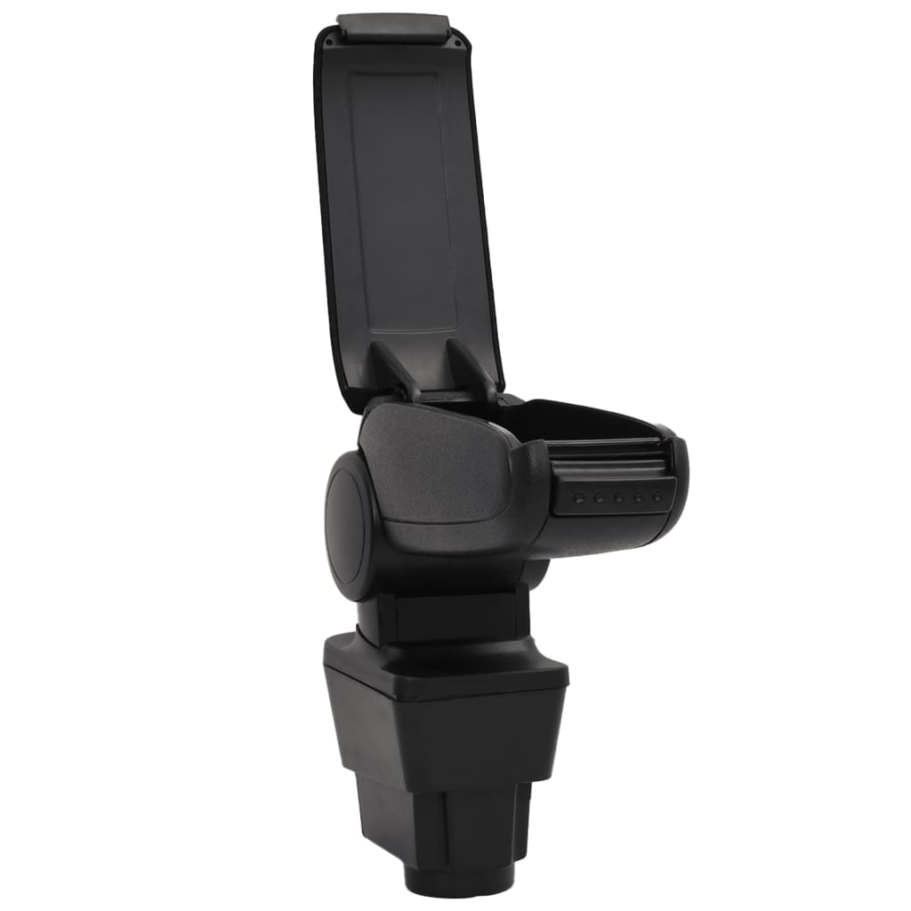 vidaXL Accoudoir de voiture noir 11x35x(32-49) cm ABS