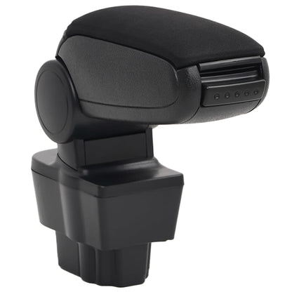vidaXL Accoudoir de voiture noir 12x37x(31-48) cm ABS