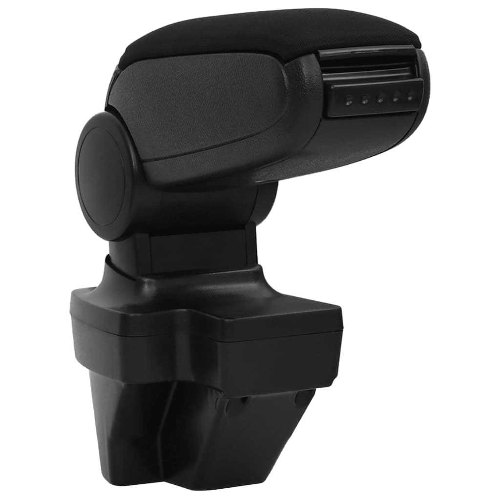 vidaXL Accoudoir de voiture noir 15x35x(33-49,5) cm ABS
