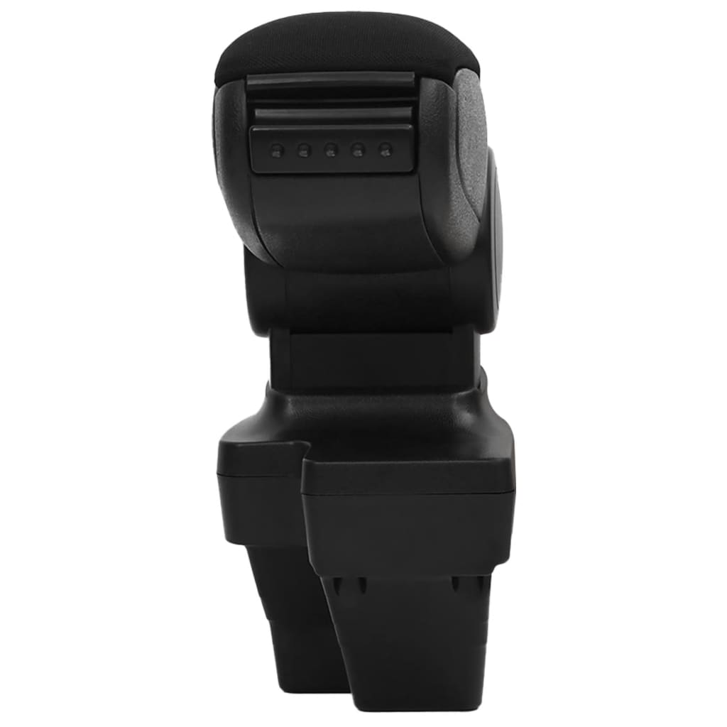 vidaXL Accoudoir de voiture noir 15x35x(33-49,5) cm ABS