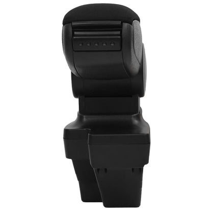 vidaXL Accoudoir de voiture noir 15x35x(33-49,5) cm ABS