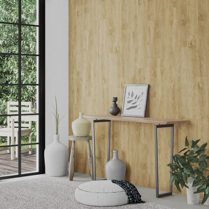 vidaXL Panneaux muraux Aspect bois Marron PVC 4,12 m²