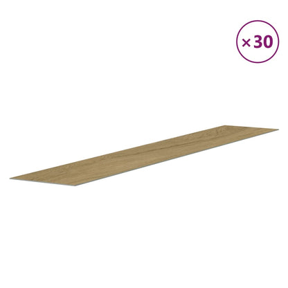 vidaXL Panneaux muraux Aspect bois Marron PVC 4,12 m²
