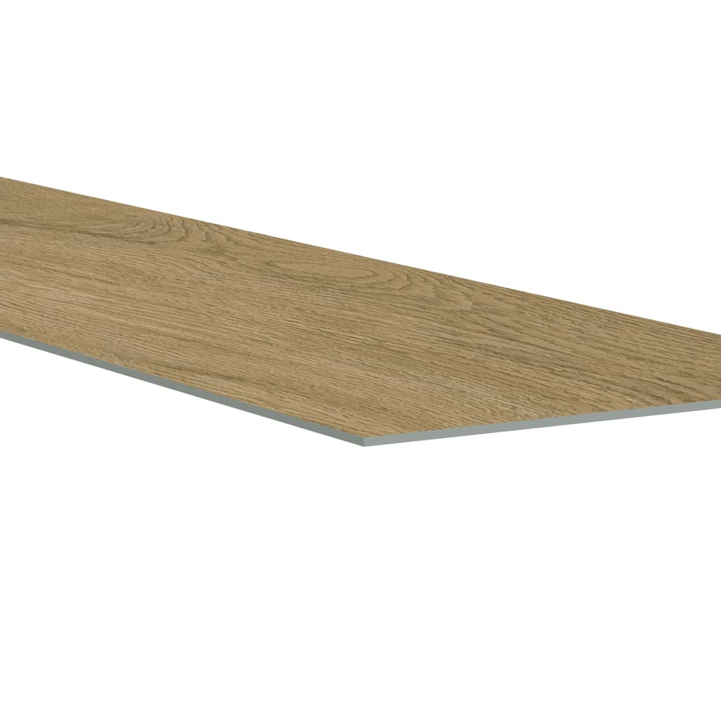 vidaXL Panneaux muraux Aspect bois Marron PVC 4,12 m²