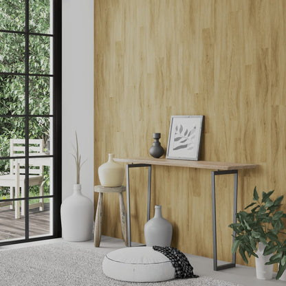 vidaXL Panneaux muraux Aspect bois Marron PVC 4,12 m²