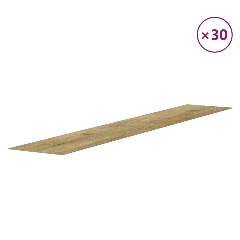 vidaXL Panneaux muraux Aspect bois Marron PVC 4,12 m²
