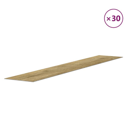 vidaXL Panneaux muraux Aspect bois Marron PVC 4,12 m²