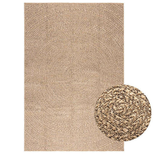 vidaXL Tapis 140x200 cm aspect jute intérieur et extérieur
